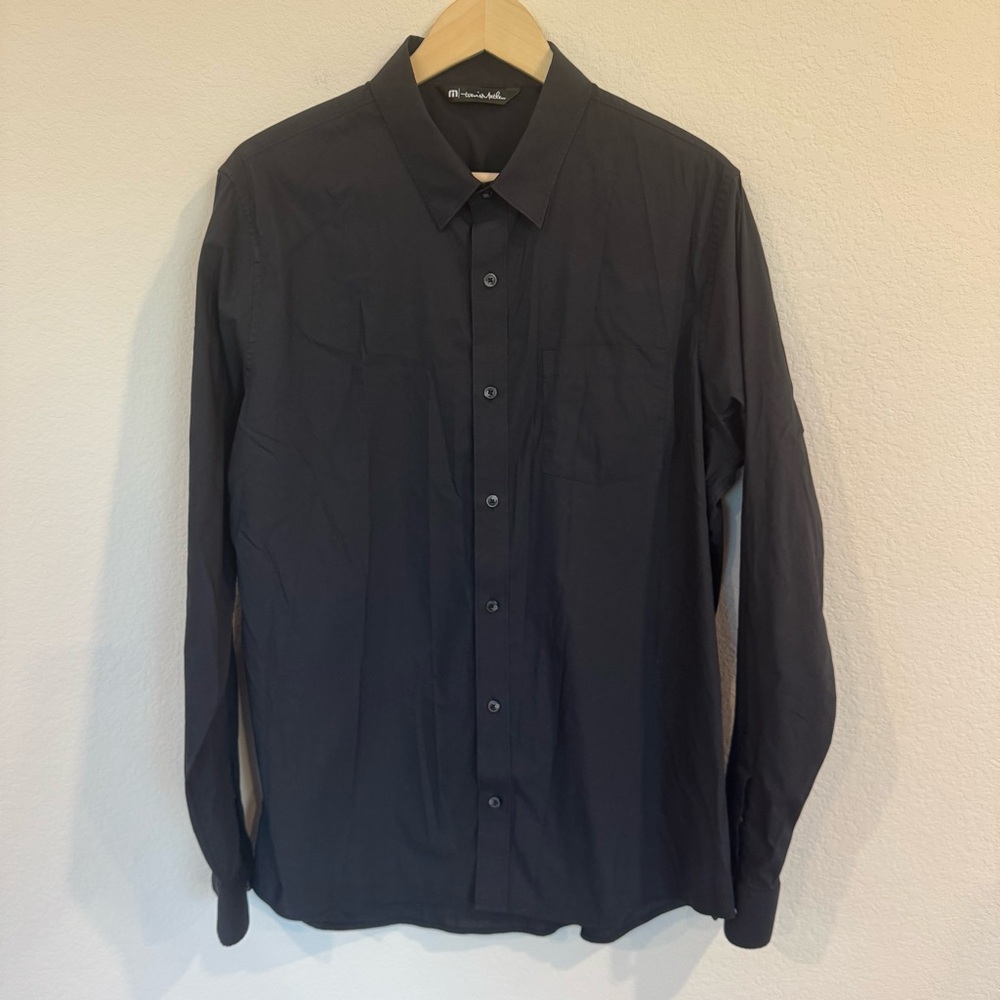 Travis Mathew Tech Cloud Button Down Size Large G… - image 1